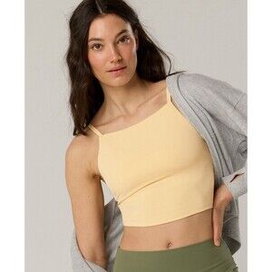 Women's Offline By Aerie Real Me Apron Longline Sports Bra/Tank - Size S